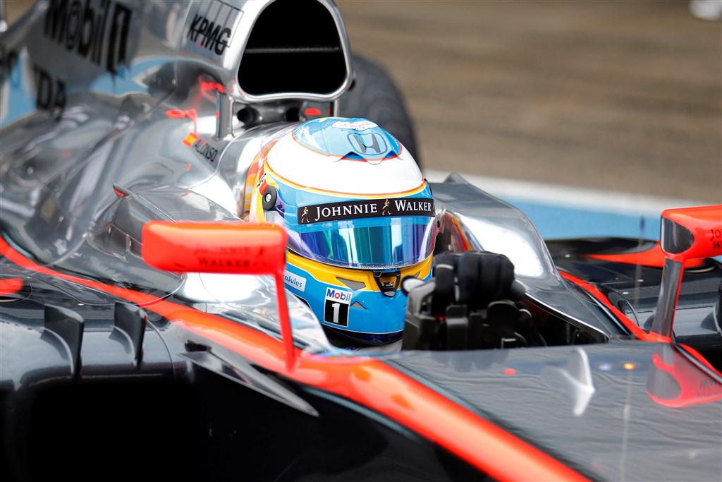 Fernando Alonso nåede 32 omgange i dag
(Foto: McLaren)